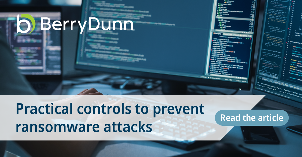 Ransomware: Best Practices For Protection | BerryDunn